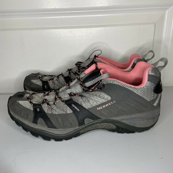 Merrell Siren Sport 2 Hiking Trail Walking Lace Up Sneakers Gray Pink Women's 10 - Picture 3 of 8